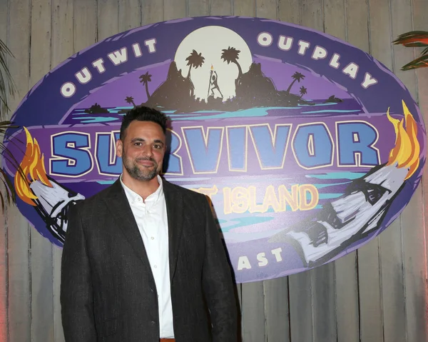 Los Angeles Maggio Domenick Abbate Finale Photo Call Survivor Ghost — Foto Stock