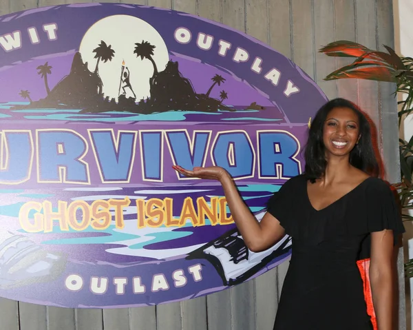 Los Angeles May Laurel Johnson Survivor Ghost Island Finale Photo — Stock Photo, Image