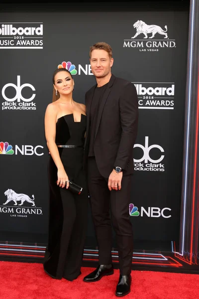 Las Vegas Maj Chrishell Stause Justin Hartley 2018 Billboard Music — Stockfoto