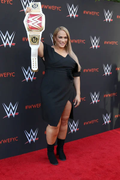 Los Angeles Jun Nia Jax Wwe Pro Vaši Pozornost Akci — Stock fotografie