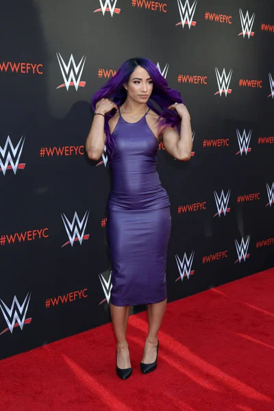 Los Angeles Jun Sasha Banks Evento Wwe Your Consideration Academy — Fotografia de Stock