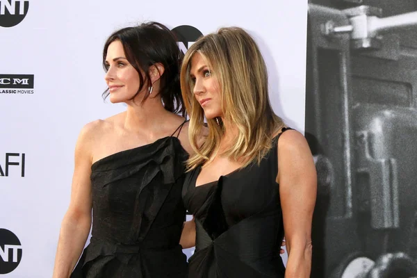 Los Angeles Jun Courteney Cox Jennifer Aniston American Film Institute — Stockfoto