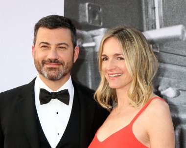 Los Angeles - Haziran 7: Jimmy Kimmel, Molly Mcnearney, Amerikan Film Enstitüsü yaşam boyu başarı ödülü George Clooney Dolby Theater için 7 Haziran 2018 Los Angeles, Ca