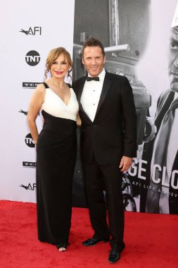 Los Angeles - Haziran 7: Sharon Adams, David Millbern, Amerikan Film Enstitüsü yaşam boyu başarı ödülü George Clooney Dolby Theater için 7 Haziran 2018 Los Angeles, Ca