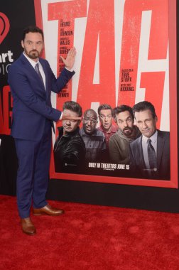 Los Angeles - Haziran 7: Jake Johnson Village Theater 7 Haziran 2018 yılında Westwood, Ca üzerinde 