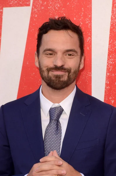 Los Angeles Jun Jake Johnson Première Van Tag Het Dorp — Stockfoto