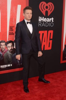 Los Angeles - Haziran 7: Jeremy Renner Village Theater 7 Haziran 2018 yılında Westwood, Ca üzerinde 