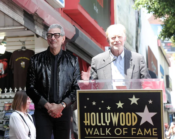 Los Angeles Jun Jeff Goldblum Begley Tijdens Ceremonie Ter Ere — Stockfoto