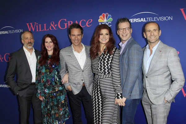 Los Angeles - Haziran 9: David Kohan, Megan Mullally, Eric Mccormack, Debra Messing, Sean Hayes, Mutchnick 