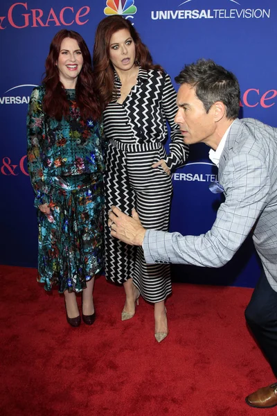 Los Angeles Jun Megan Mullally Debra Messing Eric Mccormack Grace — Fotografia de Stock