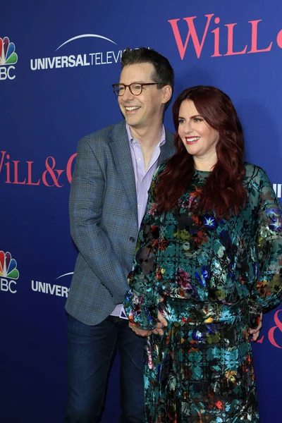 Los Angeles Jun Sean Hayes Megan Mullally Grace Fyc Event — Stock Photo, Image