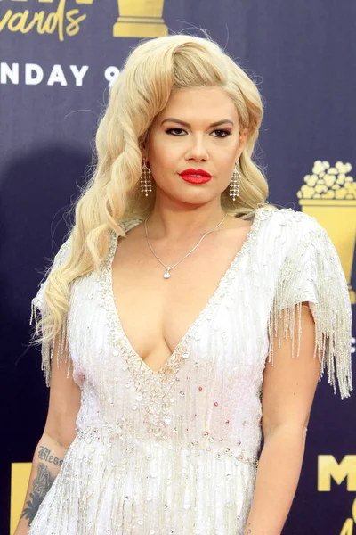 Los Angeles - Jun 16: Chanel West Coast 2018 Mtv film ve Televizyon Ödülleri'nde 16 Haziran 2018 Barker askıda Santa Monica, Ca