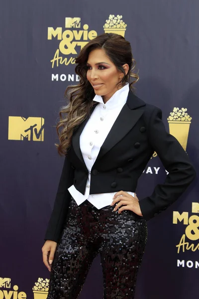 Los Angeles - Jun 16: Farah Abraham 2018 Mtv film ve Televizyon Ödülleri'nde 16 Haziran 2018 Barker askıda Santa Monica, Ca