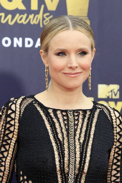 Los Angeles - Jun 16: Kristen Bell 2018 Mtv film ve Televizyon Ödülleri'nde 16 Haziran 2018 Barker askıda Santa Monica, Ca