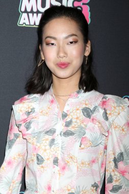 Los Angeles - 22 Haziran: Madison Hu üzerinde 22 Haziran 2018 Loews Hotel Los Angeles, Ca 2018 radyo Disney Müzik Ödülleri'nde