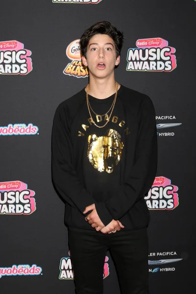 Los Angeles Jun Milo Manheim 2018 Radio Disney Music Awards — Stock fotografie