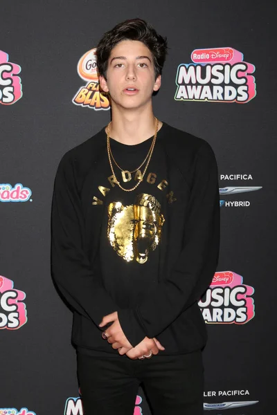 Los Angeles Juin Milo Manheim Aux Radio Disney Music Awards — Photo