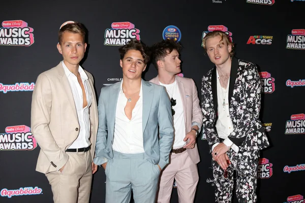 Los Angeles Czerwiec Vamps James Mcvey Connor Piłkę Tristan Evans — Zdjęcie stockowe