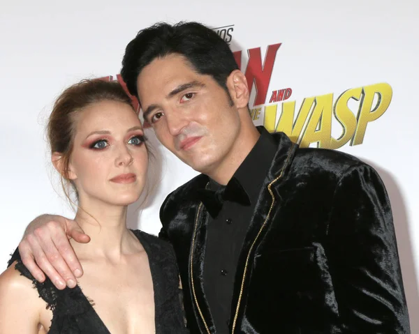 Los Angeles Jun Evelyn Leigh David Dastmalchian Ant Man Osy — Zdjęcie stockowe