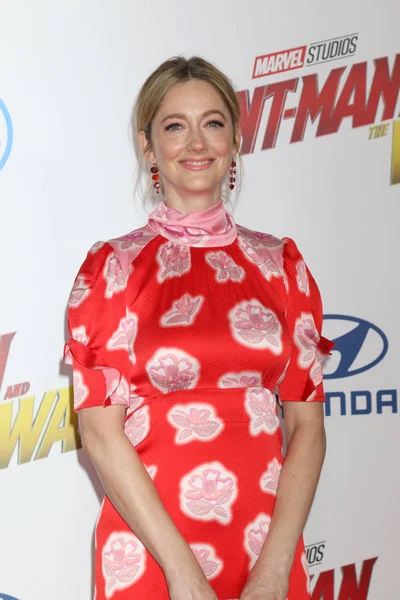 Los Angeles - Haziran 25: Judy Greer Ant-Man ve Los Angeles, Ca üzerinde 25 Haziran 2018 El Capitan tiyatro Wasp galasında