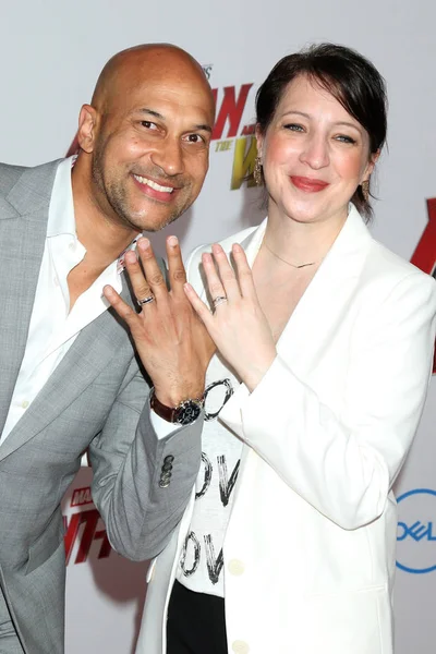 Los Angeles Jun Keegan Michael Key Elisa Pugliese Ant Man — Stock Photo, Image