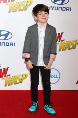 Los Angeles - Haziran 25: Paxton standında Ant-Man ve Los Angeles, Ca üzerinde 25 Haziran 2018 El Capitan tiyatro Wasp galasında