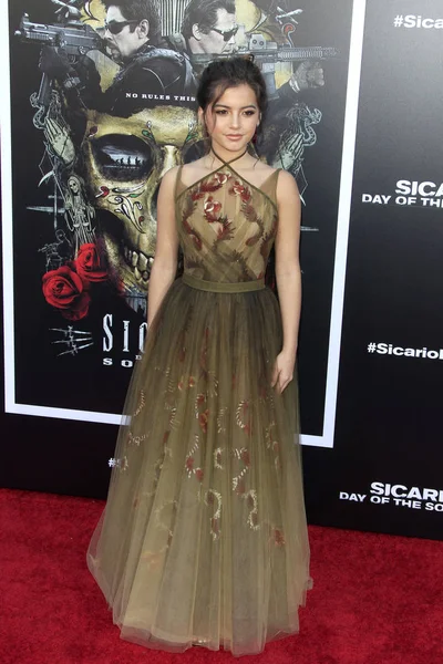 Los Angeles Juin Isabella Moner Sicario Day Soldado Première Village — Photo