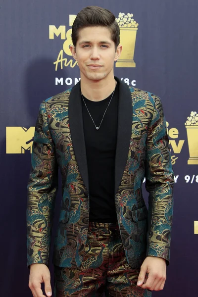 Los Angeles - Jun 16: Brandon Larracuente 2018 Mtv film ve Televizyon Ödülleri'nde 16 Haziran 2018 Barker askıda Santa Monica, Ca