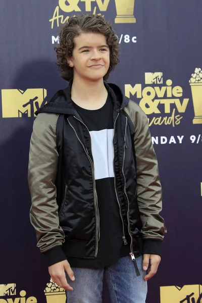 Los Angeles Cze Gaten Matarazzo 2018 Mtv Film Awards Barker — Zdjęcie stockowe