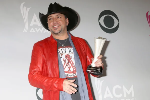 Las Vegas Apr Jason Aldean Bij Academy Country Music Awards — Stockfoto