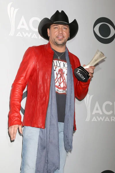 Las Vegas Abr Jason Aldean Los Academy Country Music Awards — Foto de Stock