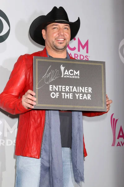 Las Vegas Apr Jason Aldean All Academy Country Music Awards — Foto Stock