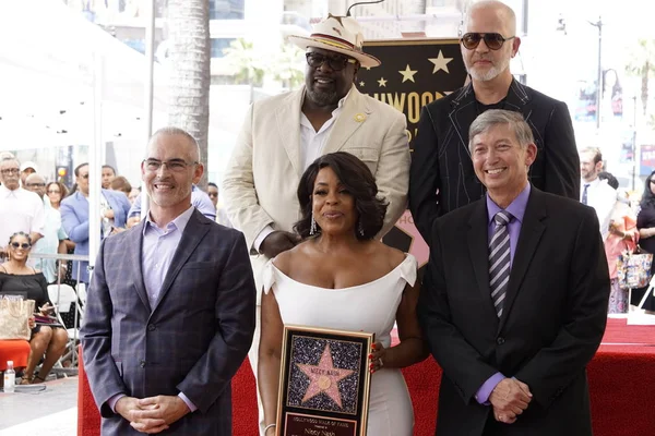 Los Angeles - 11 Temmuz: Mitch O'Farrell, Cedric Entertainer, Niecy Nash, Ryan Murphy, Leron Gubler Niecy Hollywood Bulvarı'nda bir yıldız ile 11 Temmuz 2018 Los Angeles, Ca onur Nash