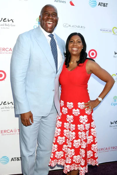 Los Angeles Temmuz Magic Johnson Yıllık Designcare Gala Temmuz 2018 — Stok fotoğraf