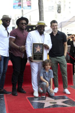 Los Angeles - Temmuz 19: Döküm, mahalle, Cedric Entertainer Cedric Entertainer Star töreni Hollywood Walk of Fame 19 Temmuz 2018 tarihinde Los Angeles, Ca