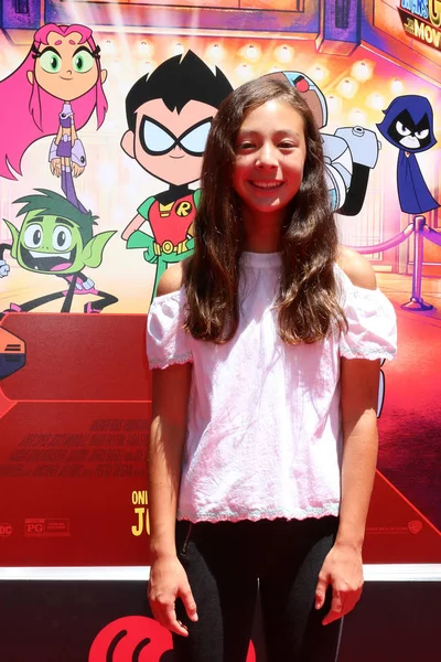 Los Ángeles Jul Aubrey Anderson Emmons Teen Titans Estreno Las — Foto de Stock