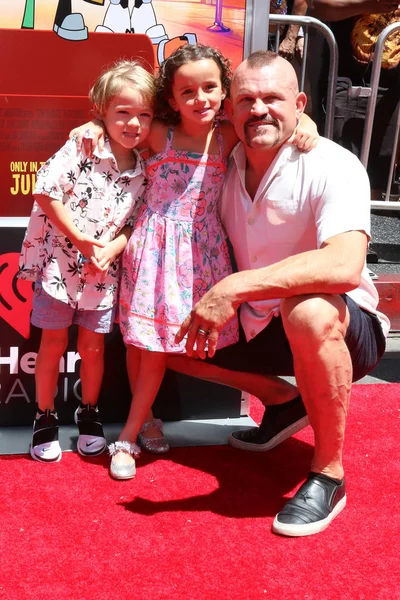 Los Angeles Jul Chuck Liddell Children Teen Titans Movies Premiere — Stock Photo, Image