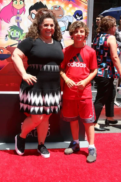 Los Angeles Luglio Marissa Jarret Winokur Figlio Zev Teen Titans — Foto Stock