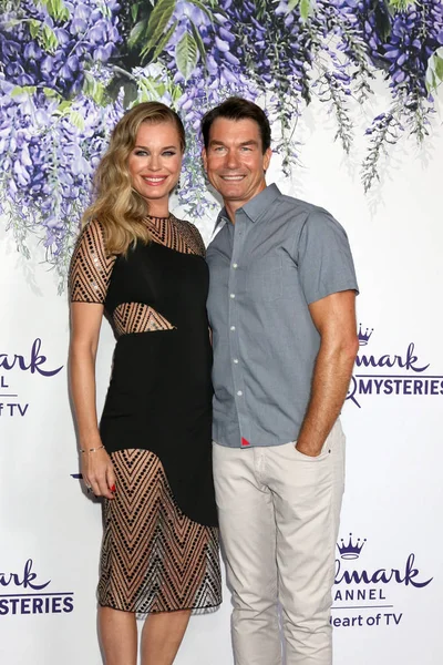 Los Ángeles Jul Rebecca Romijn Jerry Connell Hallmark Tca Summer — Foto de Stock