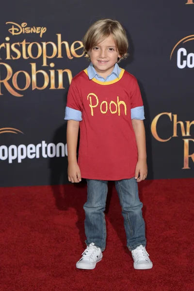 Los Angeles Jul Jeremy Maguire Christopher Robin Première Het Walt — Stockfoto