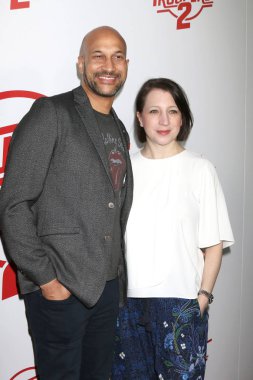 Los Angeles - Nisan 11: Keegan-Michael anahtar, Elisa Pugliese, Los Angeles, Ca üzerinde 11 Nisan 2018 Arclight Hollywood 