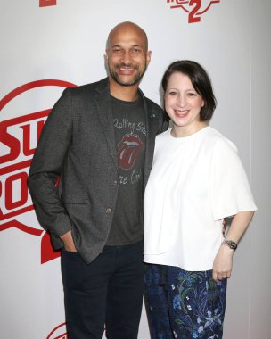 Los Angeles - Nisan 11: Keegan-Michael anahtar, Elisa Pugliese, Los Angeles, Ca üzerinde 11 Nisan 2018 Arclight Hollywood 