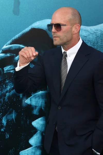 Los Ángeles Agosto Jason Statham Estreno Meg Tcl Chinese Theater — Foto de Stock