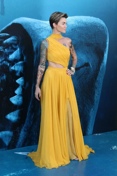 Los Angeles Agosto Ruby Rose Alla Prima Meg Sul Tcl — Foto Stock