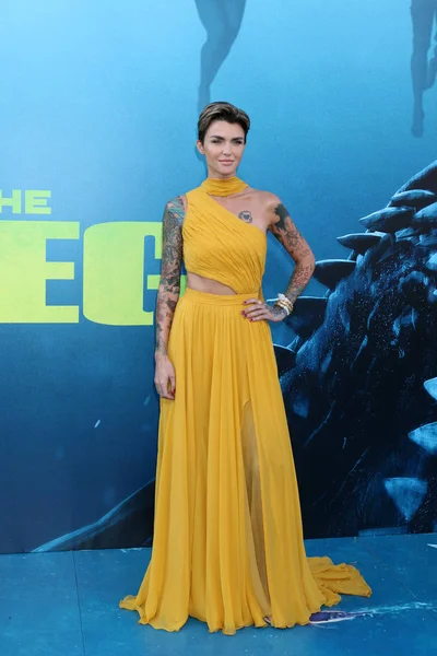 Los Angeles Agosto Ruby Rose Alla Prima Meg Sul Tcl — Foto Stock