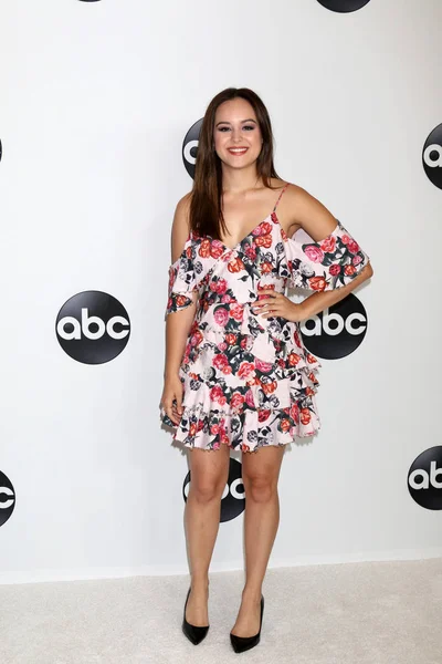 Los Angeles Aug Hayley Orrantia Abc Tca Strana Letní 2018 — Stock fotografie