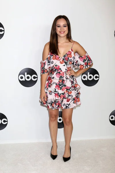 Los Angeles Aug Hayley Orrantia Abc Tca Part Sommaren 2018 — Stockfoto