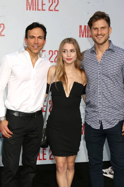 Los Angeles Aug Bill Dorfman Daughter Guest Mile Premiere Village — Stock Photo, Image