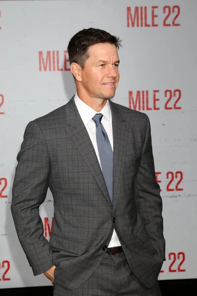 Los Angeles Aug Mark Wahlberg Mile Premiere Village Theater August — Stock Photo, Image