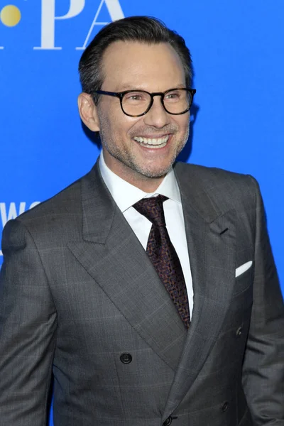 Los Ángeles Ago Christian Slater Banquete Anual Becas Hfpa 2018 —  Fotos de Stock